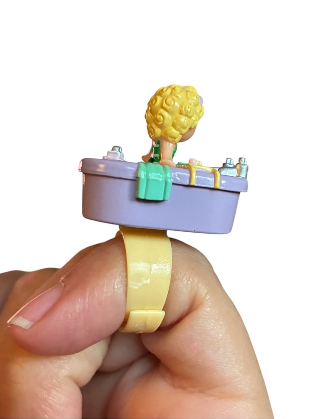 Vintage Polly Pocket 1991 Bath Time Fun by Bluebird Complete - Picture 7 of 13